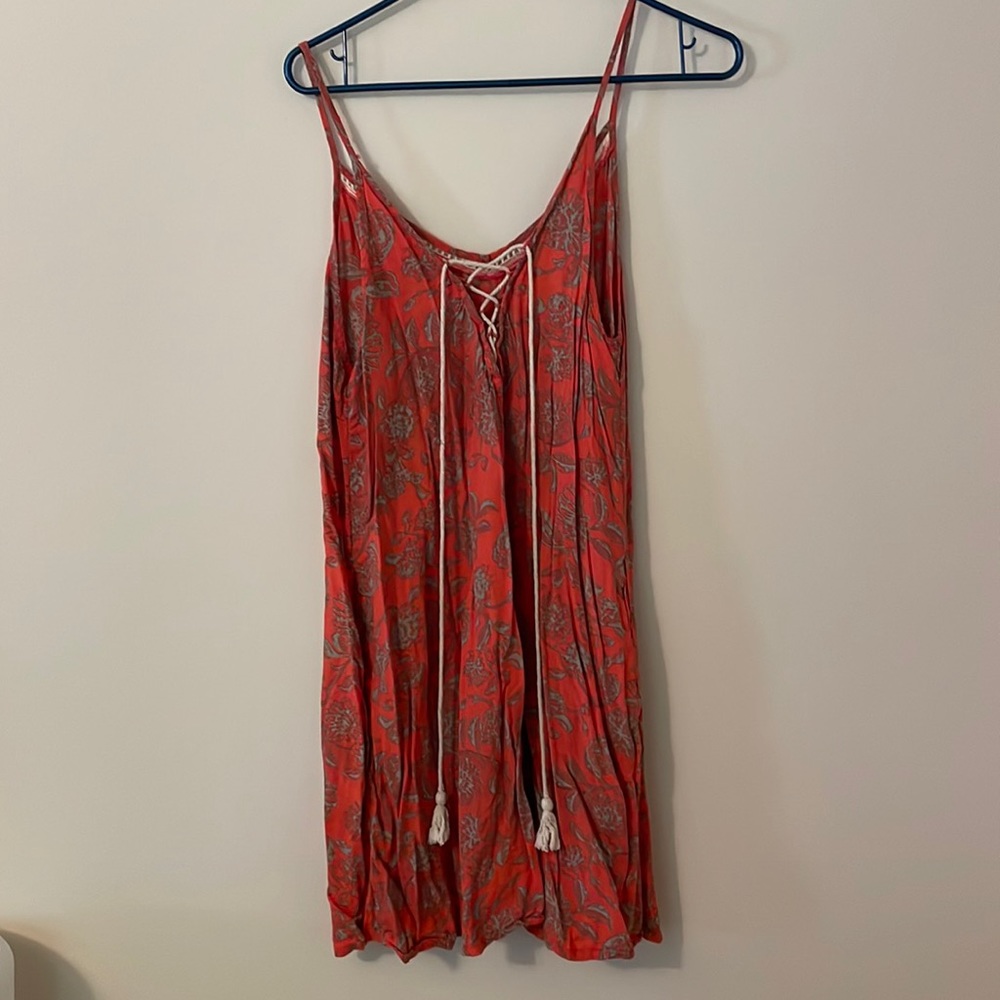Lace up dress